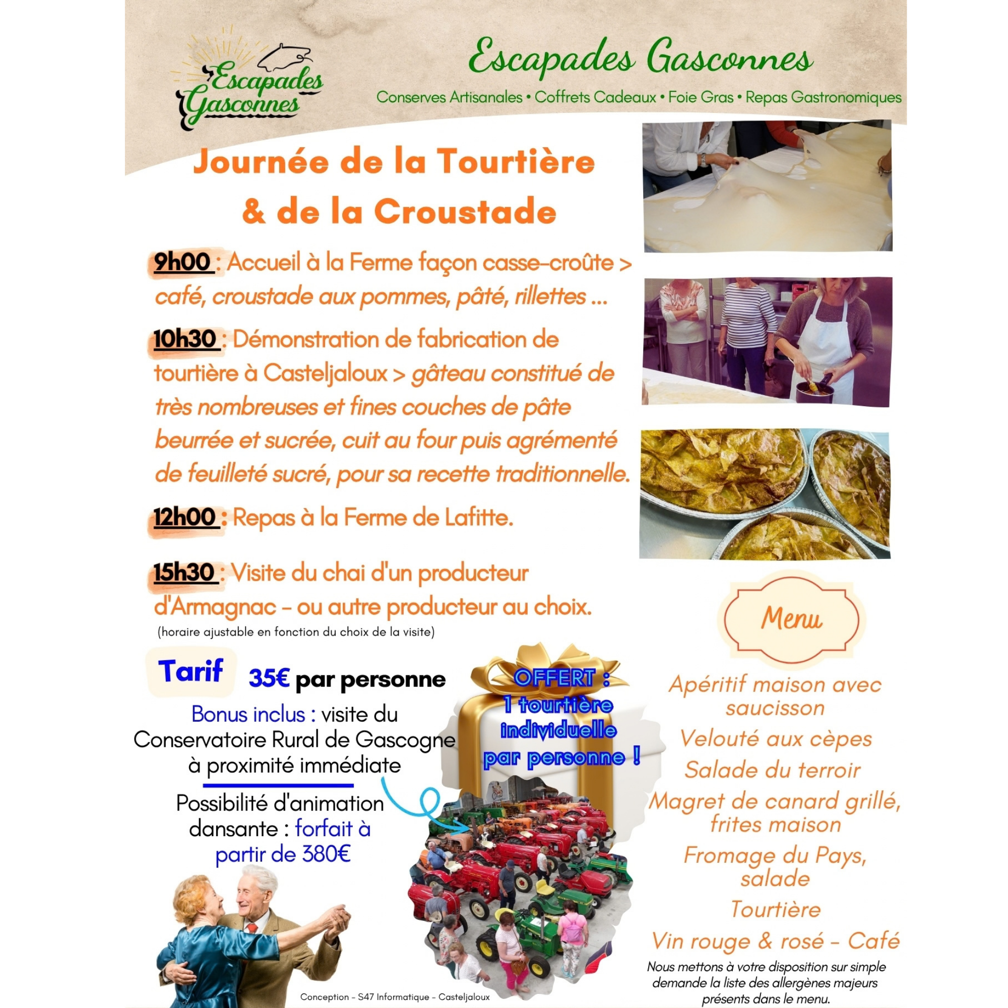 Journée de la Tourtière &amp; de la Croustade